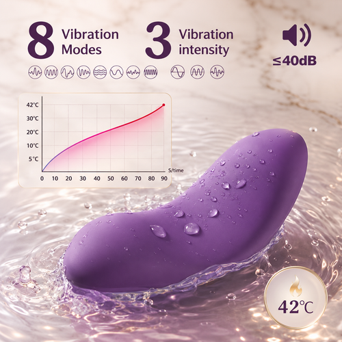 •Heating Vibrator, Women Pleasure•