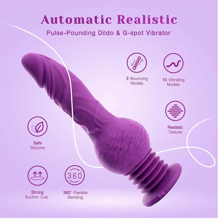 •Thrusting Dildo Vibrator•