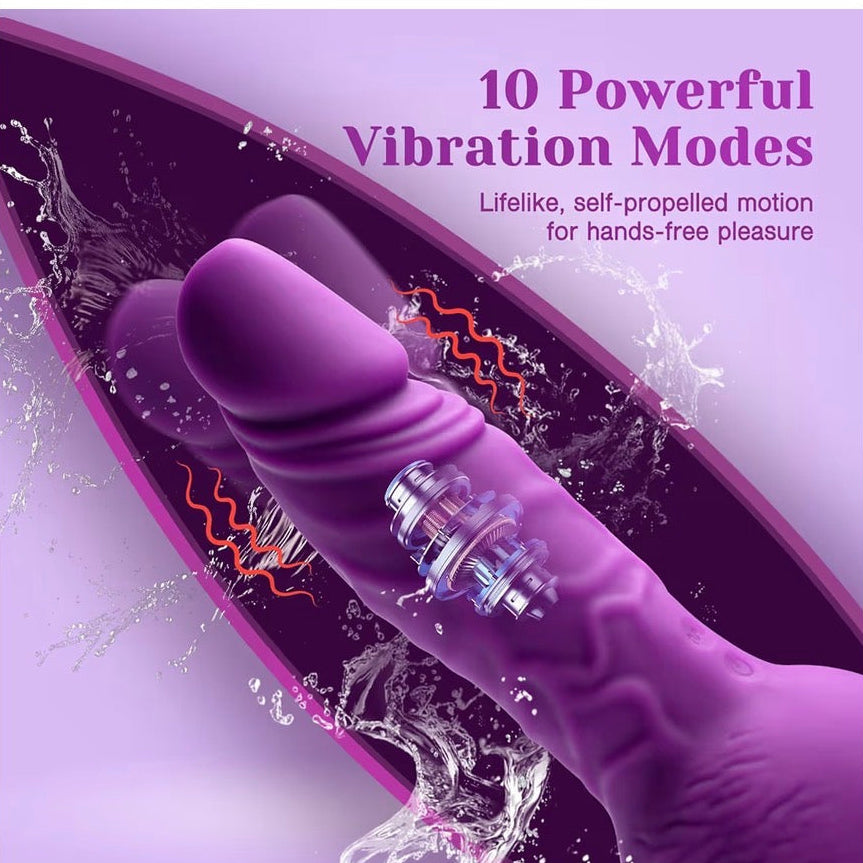 •Thrusting Dildo Vibrator•