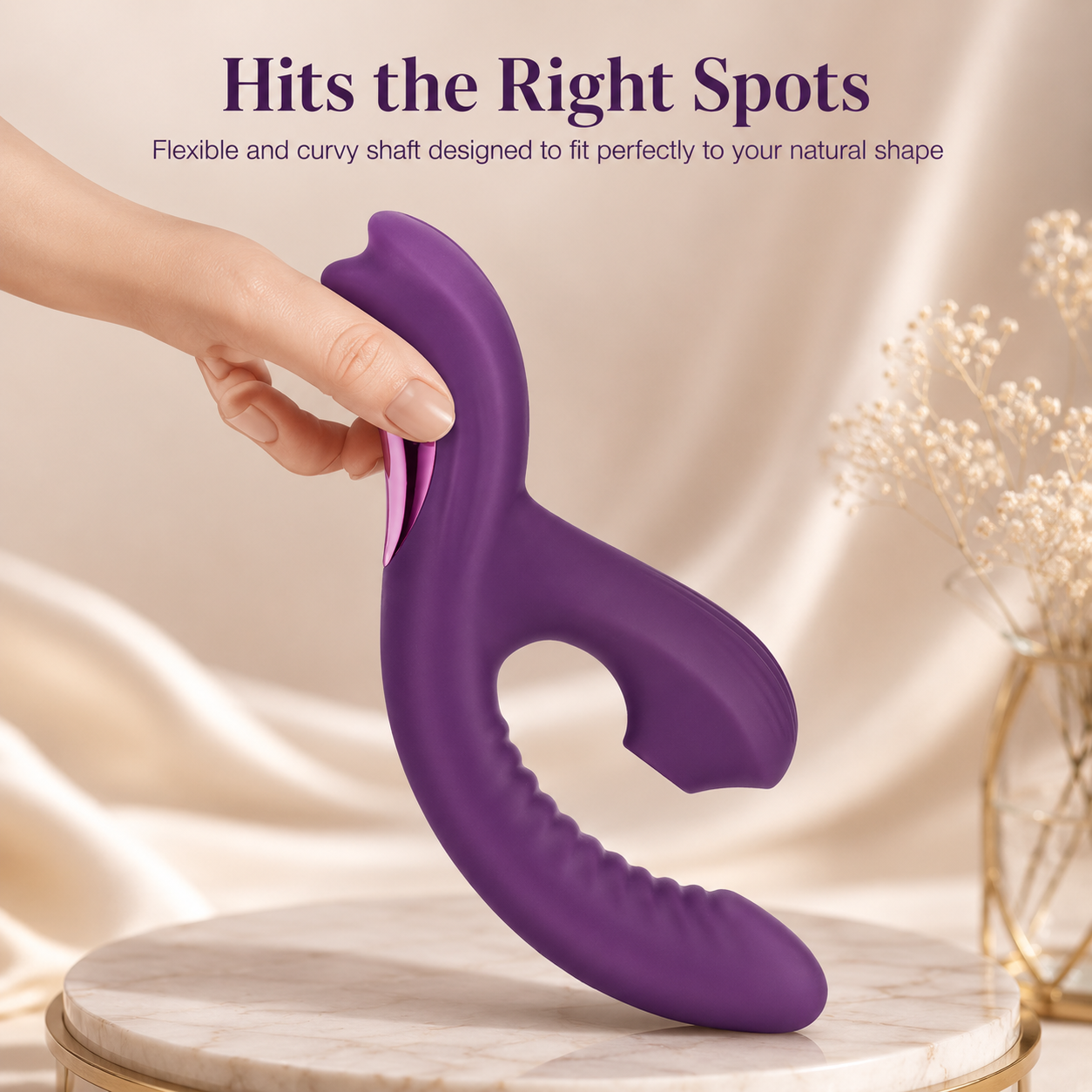 •Hither Clitoral & G Spot Stimulation•