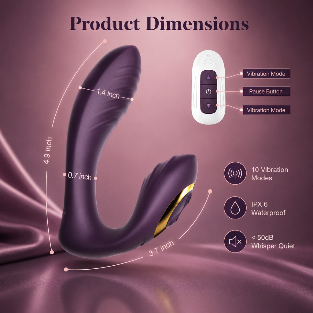 •Wearable Clitoral G Spot Vibrator•